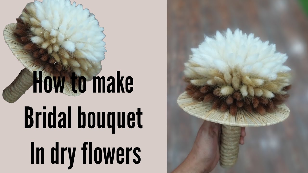 DIY dry flower bouquet dubai uae how to make bridal bouquet dry