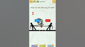 Level 65 7How to win the tug of war #short #game #draw2save