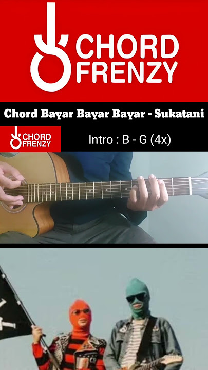 SUKATANI - BAYAR BAYAR BAYAR (Chord Gitar) #shorts #music #sukatani