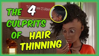 Why your hair is thinning out #shorts #naturalhair #hairthinning #haircaretips