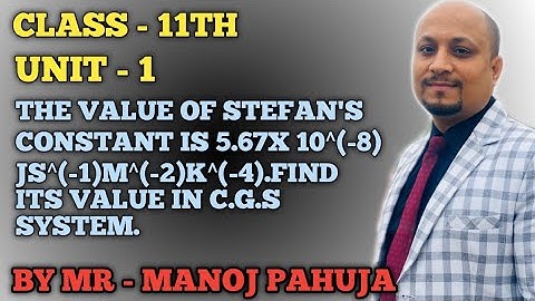 The value of Stefan