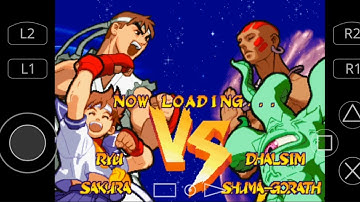 Marvel Super Heroes vs. Street Fighter PS1 Realme Note 50 Android Full Gameplay DuckStation Emulator
