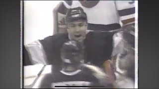 January 2 1990 Kings at Islanders Hockey Week highlights