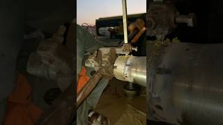 How made threads without lathe machine #short #handmade #tools #lathework