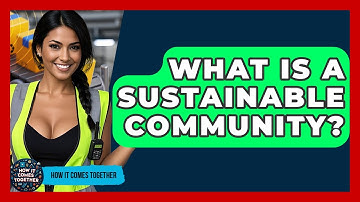 What Is A Sustainable Community? - How It Comes Together