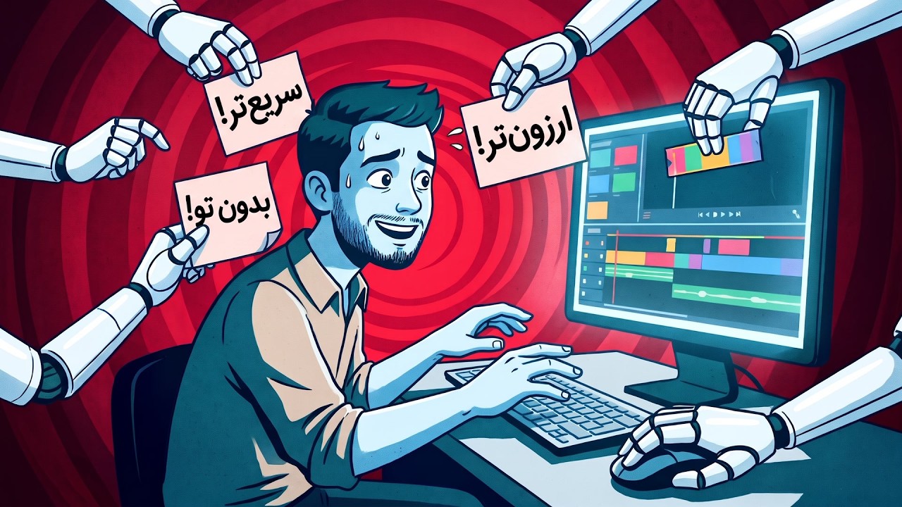 دانشجوهام پرسیدن: با هوش مصنوعی کار ادیتورها تموم شد؟ — Transcript
