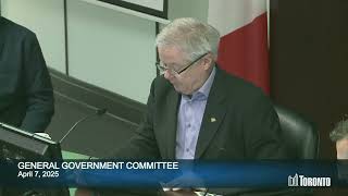General Government Committee - April 7, 2025