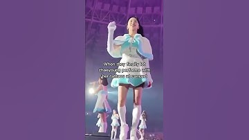 When they finally let Chaeyoung performs with her tattoos at concert #shorts