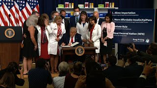 Trump signs executive orders to reduce drug prices