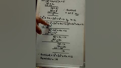 MLZS JHANSI CLASS 8 Mathematics Division of Polynomials