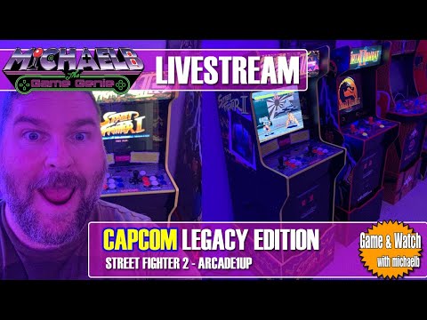 Arcade1Up Capcom Legacy Edition Livestream | MichaelBtheGameGenie from MichaelBtheGameGenie