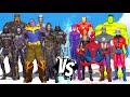 AVENGERS COMICS VS THANOS MAD TITAN - SUPERHEROES EPIC BATTLE