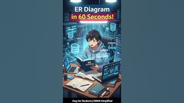 ER Diagram in 60 Seconds! 📊💡 | DBMS Made Simple #ERDiagram #DBMS #StudyTips #education #Shorts