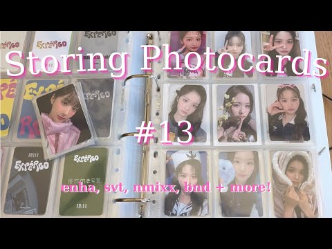 KPOPまとめ売り ENHYPEN TREASURE NCT SEVENTEEN storing photocards #13 | expanding a collection