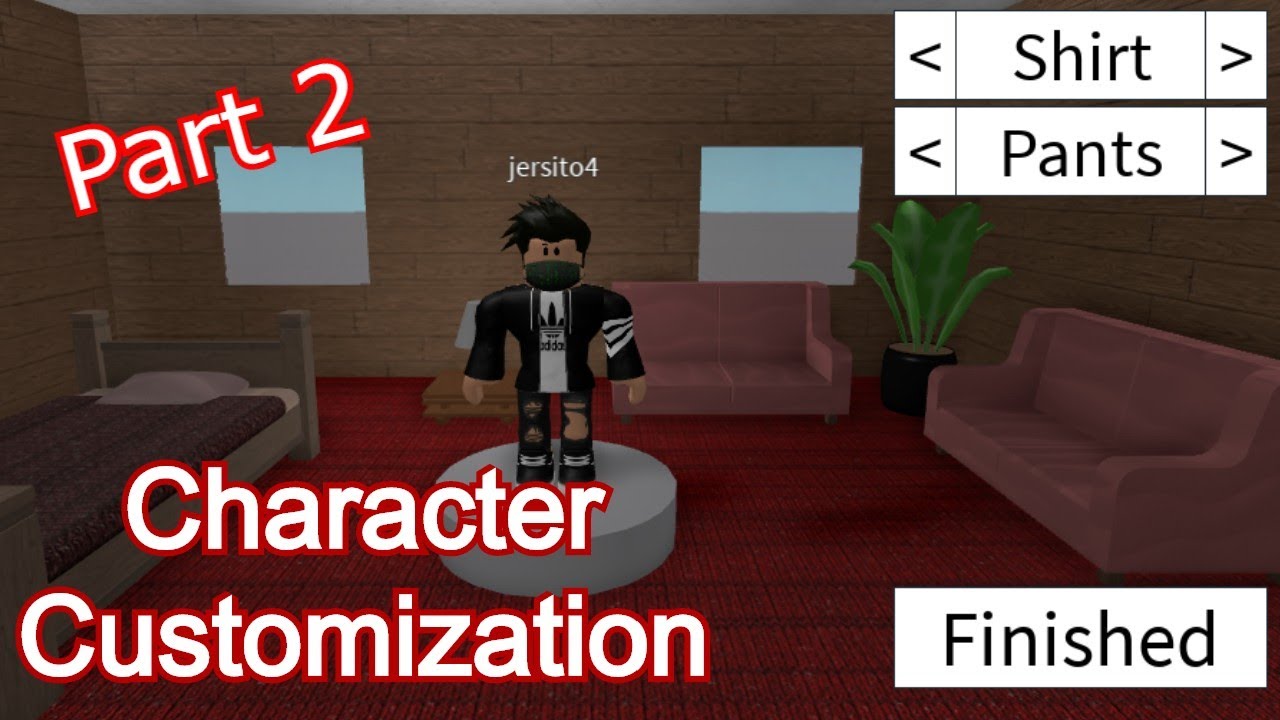 Roblox Character Customization Tutorial Part 2 2 Youtube - how to animate multiple characters roblox animation tutorial part 4