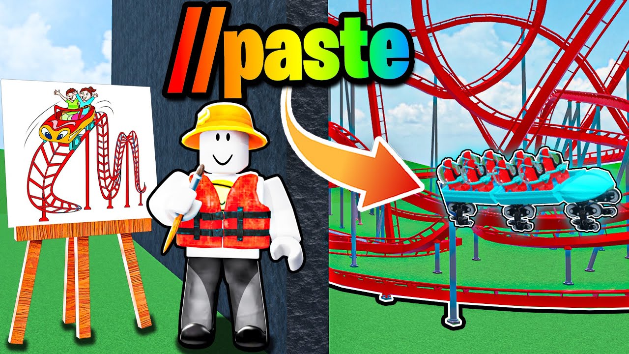Я сжульничал в Roblox Build Battle с помощью //PASTE, чтобы построить ЛУЧШИЕ американские горки!