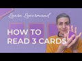 How to read 3 cards  lenormand learnlenormand lenormandreader