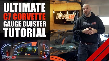 How to Configure C7 Corvette Digital Display Instrument Cluster | C7 Z06, Stingray, Grand Sport