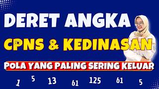 SOAL SKD CPNS KEDINASAN TIU DERET ANGKA