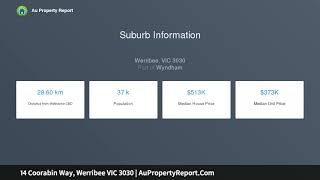 14 Coorabin Way, Werribee VIC 3030 | AuPropertyReport.Com