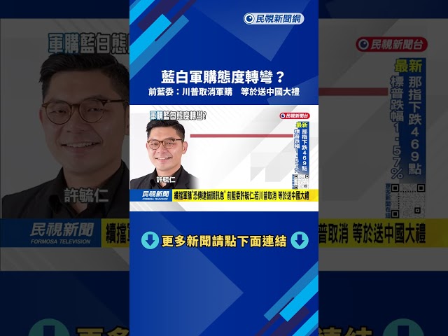 態度轉彎？ 白營鬆口「願討論政院版國防預算」  藍擬自提版本－民視台語新聞