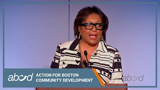 ABCD Hall of Fame Inductee Karen Holmes Ward Speaks at ABCD's Community Heroes Celebration