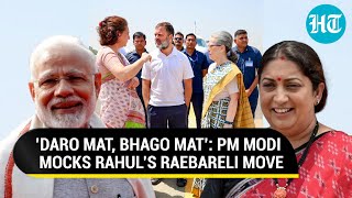 PM Modi, Smriti Irani Brutally Troll Rahul Gandhi For Switching To Raebareli From Amethi | Watch