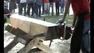 Wright reciprocating gas engine saw
