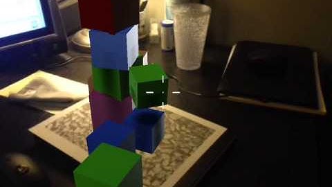 Augmented Reality blocks concept