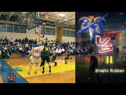 Vermont Lamoille Union High School vs. Peoples Academy Boys Varsity Basketball Game Video Highlights