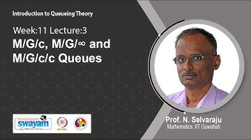 Lec 42: M/G/c, M/G/∞ and M/G/c/c Queues