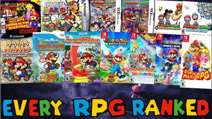 Ranking EVERY Paper Mario Game From WORST TO BEST (Top 7 Games + Bonus Game)  