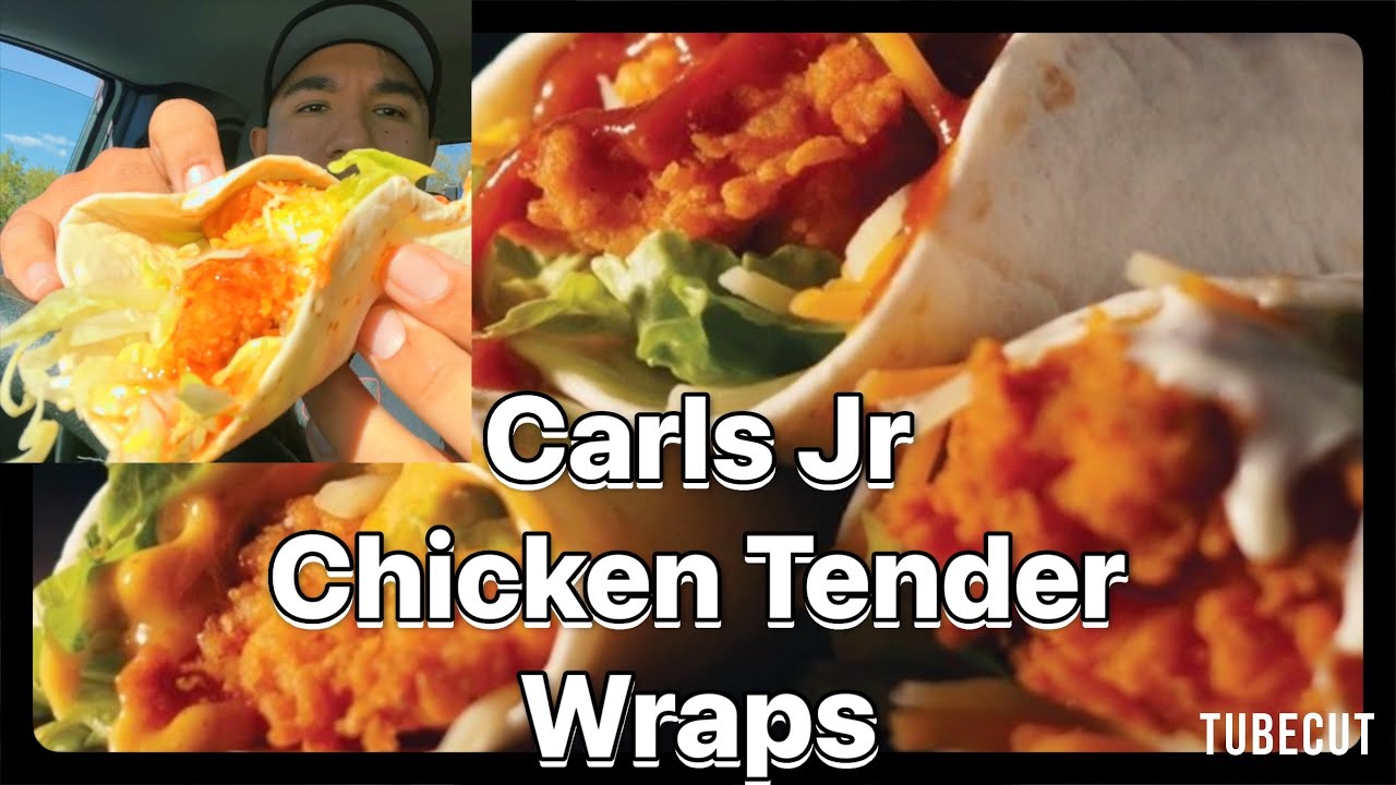 Carl’s Jr Chicken Tender Wraps! Are they better then there competitors!! (FOOD REVIEW)