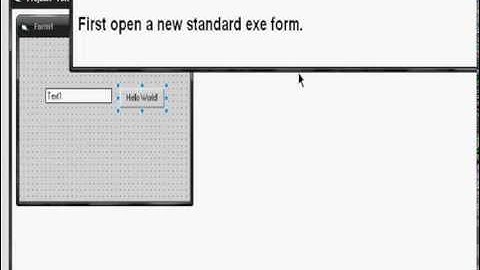 How to make a Message Box and make it display "Hello World!" and more.