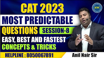 🛑LIVE || CAT 2023 Most Predictable Questions || Session-8 || CAT 2023 Repeated PYQs || Prime Numbers