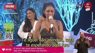 Simone e simaria em sua live cantando a música rapariga 24/04/20