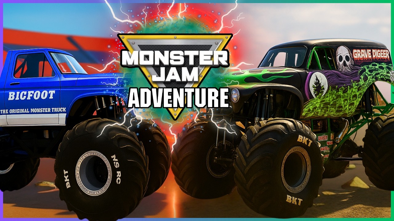 Monster Jam Adventure | Grave Digger & Zombie Find Their Lost