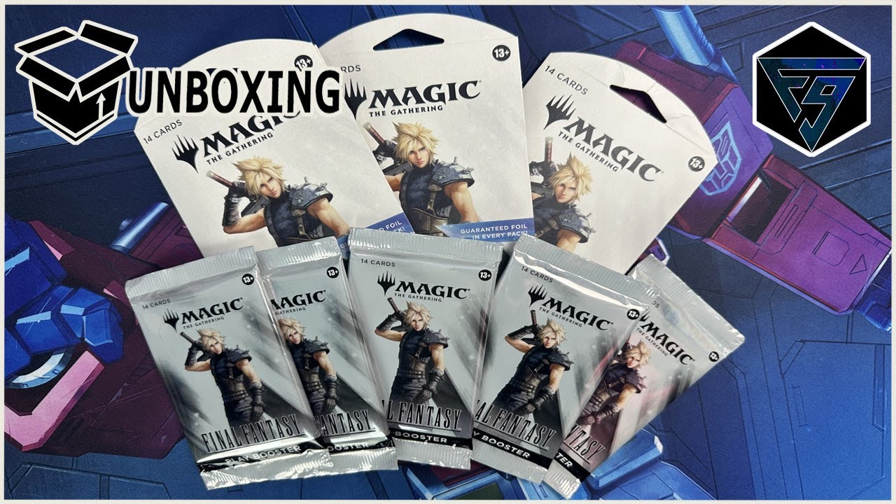 mtg final fantasy blister Magic: The Gathering Collector's Edition X Commander Deck Booster Play Pack Play Boosters are the best way to discover what Magic Magic The Gathering Final Fantasy