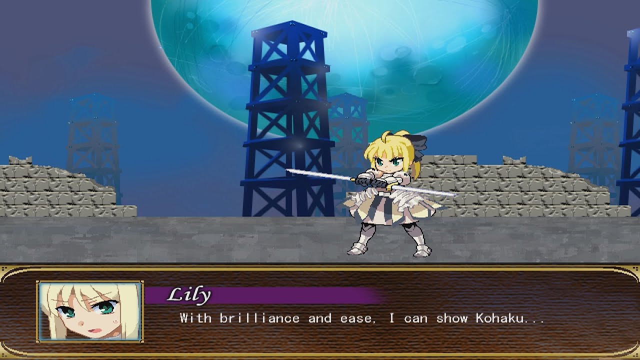 Battle Moon Wars - Saber Lily Attacks | バトルムーンウォーズ銀