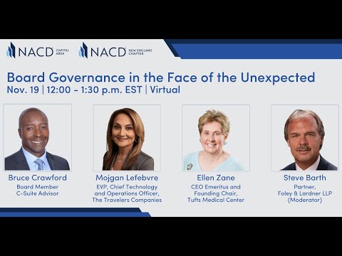 Board Governance In The Face Of The Unexpected Nov 19 2025