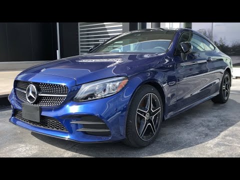 Mercedes Benz C300 4matic Brilliant Blue Metallic 255hp In Depth Visual Walk Around Youtube