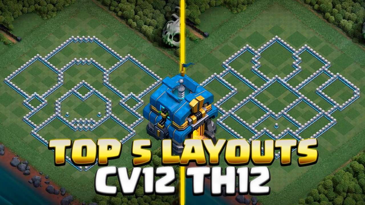 TOP 5 MELHORES LAYOUTS CV12 TH12 de 2026! Com Link (Maio) | Guerra ...