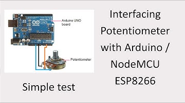 Interfacing Potentiometer with Arduino /ESP8266