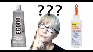 E6000 Glue vs Fabri Tac (glue review side by side testing)