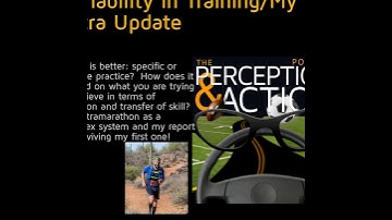 39B – Specificity vs Variability in Training/My Ultra Update