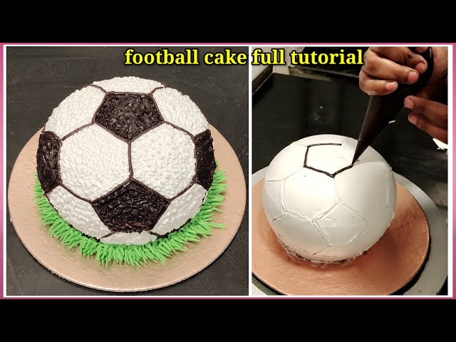 Football Pinata Cake -Raspberry and Almond – Nancy Birtwhistle