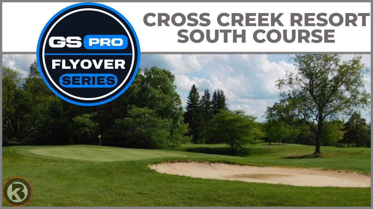 GSPro Course Flyover - Cross Creek Resort South Course - Designed by JPruitt10