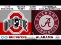 NCAA NATIONAL TITLE GAME: Ohio State Buckeyes vs Alabama Crimson Tide