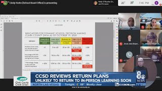 CCSD schools unlikely to return to in-person learning soon