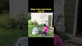 Ninja Turtle Hand Chair. Part 19 #artvlog #art #ninjaturtles